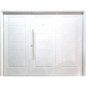 Portón 1 Tablero NEXO Deluxe style - Blanco, 2.62m X 2.05m