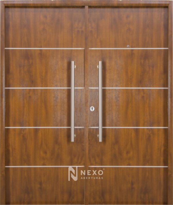 Puerta Doble Lisa con Detalles NEXO Deluxe wood - Image 2
