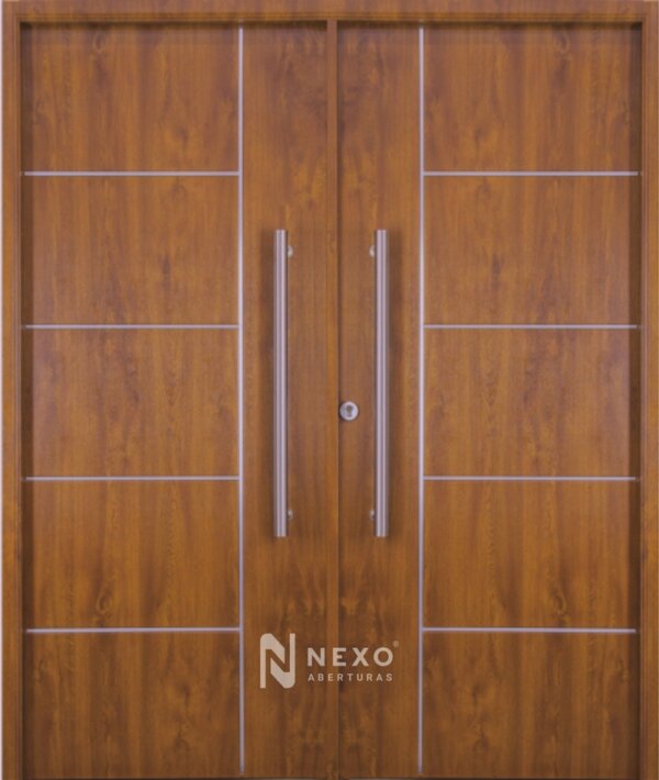 Puerta Doble 5 Tableros NEXO Deluxe wood - Image 2