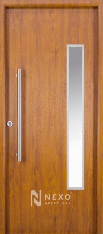 Puerta con Vidrio Lateral NEXO Deluxe wood