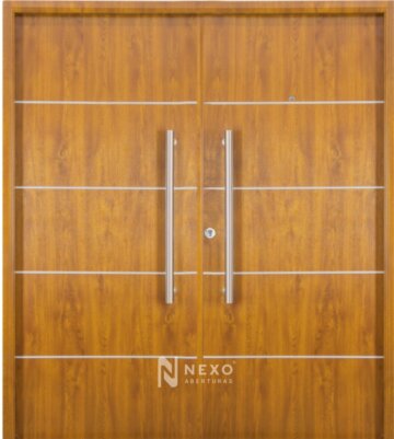 Puerta Doble Lisa con Detalles NEXO Deluxe wood