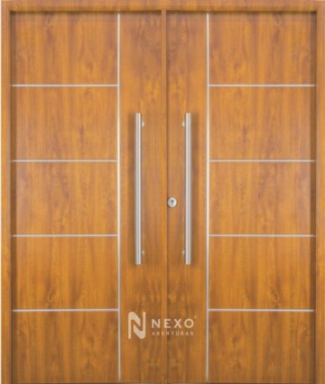 Puerta Doble 5 Tableros NEXO Deluxe wood