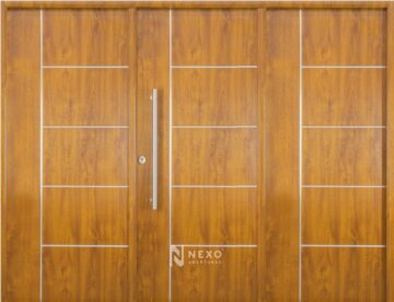 Portón 5 Tableros NEXO Deluxe wood