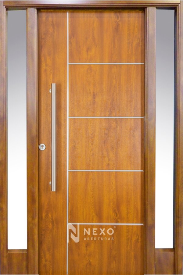 Portada Paño Vidrio Lateral 5 Tableros NEXO Deluxe wood