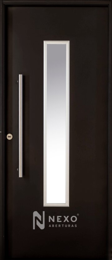 Puerta Lisa con Vidrio Central NEXO Galva