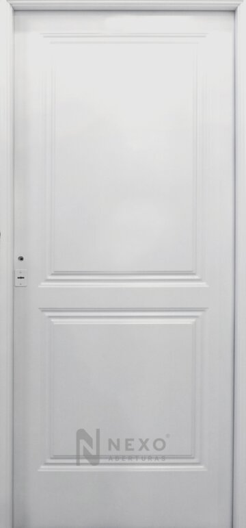 Puerta 2 Tableros Ciega NEXO Intermedia - Blanco, 0.88m X 2.05m
