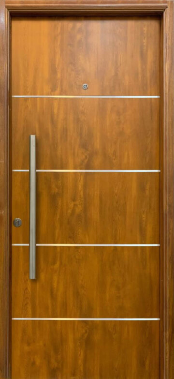 Puerta Ciega con Detalles NEXO Deluxe Wood 220cm alto