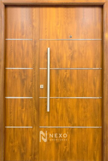 Puerta y Media Lisa con Detalles NEXO Deluxe Wood