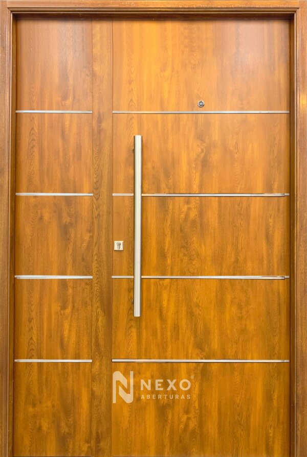 Puerta y Media Lisa con Detalles NEXO Deluxe Wood
