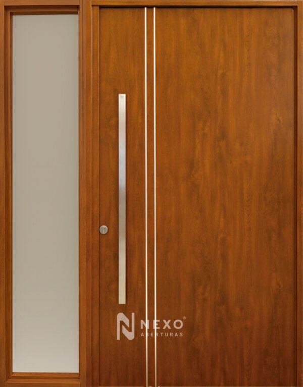 Portada Pivotante Simple Ciega Lisa con Detalles NEXO Deluxe Wood Pivotante