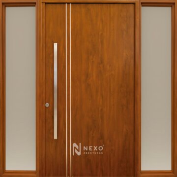 Portada Pivotante Doble Ciega Lisa con Detalles NEXO Deluxe Wood Pivotante