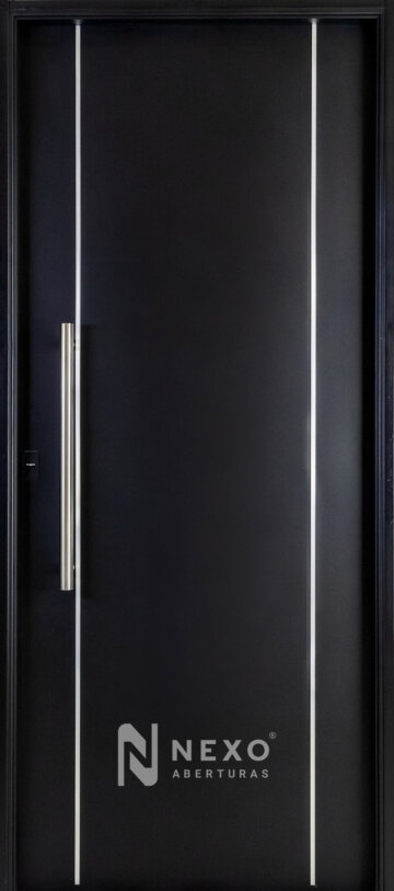 Puerta Lisa con Apliques Verticales NEXO Semi Premium