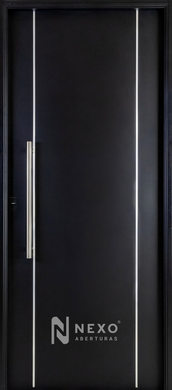 Puerta Lisa con Apliques Verticales NEXO Semi Premium