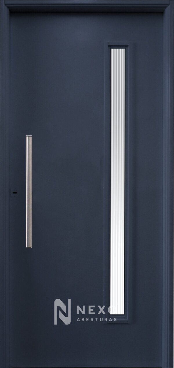 Puerta Lisa con Vidrio Lateral NEXO Semi Premium