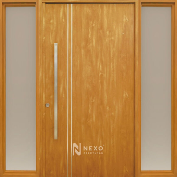 Portada Pivotante Doble Ciega Lisa con Detalles NEXO Deluxe wood pivotante - Image 3