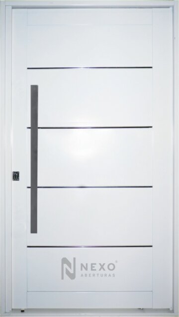 Puerta Pivotante Ciega con Manijón Recto NEXO Galva pivotante