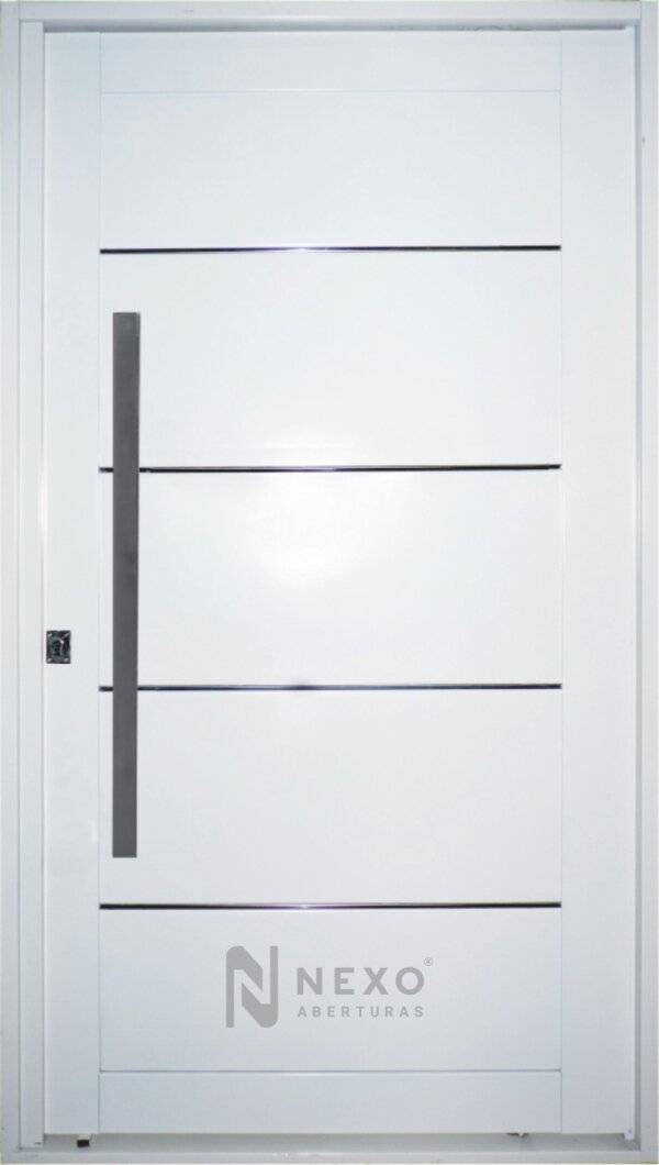 Puerta Pivotante Ciega con Manijón Recto NEXO Galva pivotante