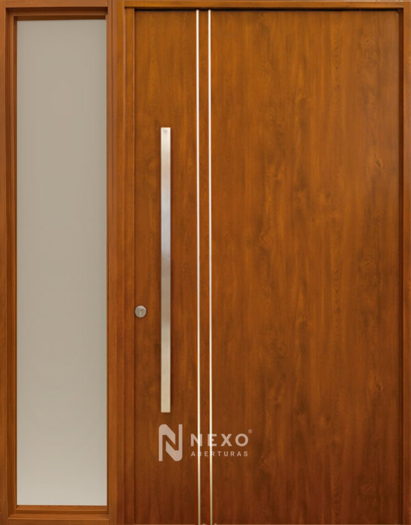 Portada Pivotante Simple Ciega Lisa con Detalles NEXO Deluxe wood pivotante
