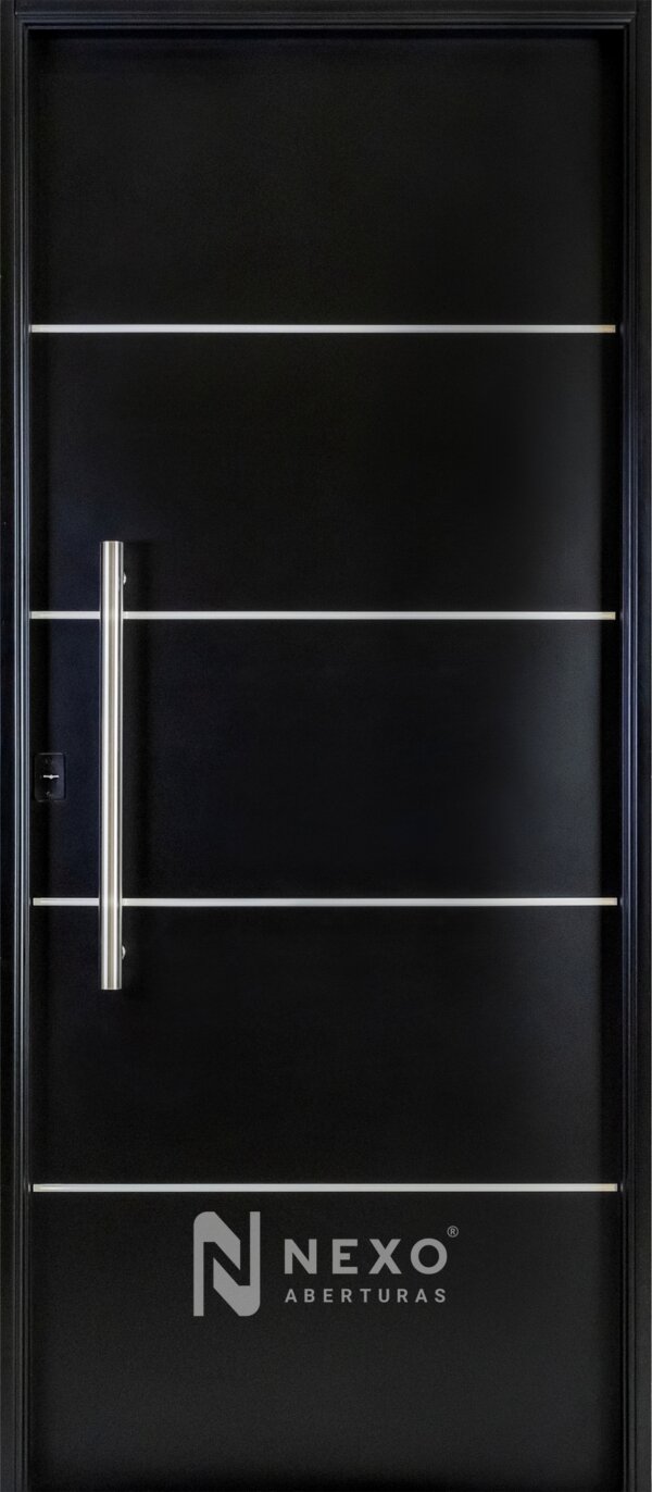 Puerta Lisa con Apliques Horizontales NEXO Semipremium